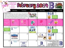 February 2024 Activities Calendar